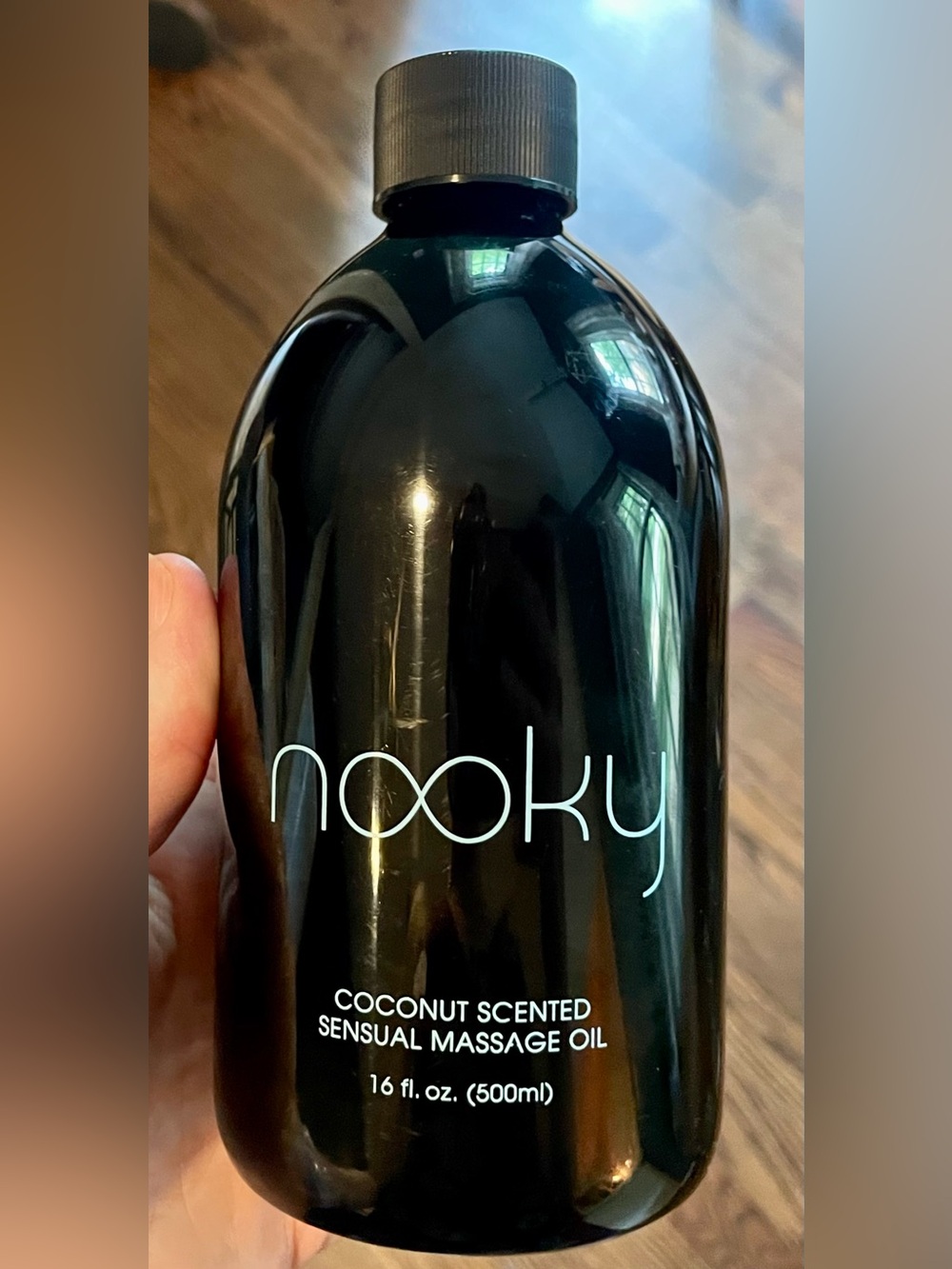 New Sealed Nooky Coconut Scented Massage Oil